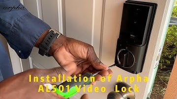 How to install Video Smart Lock | 6 in 1 Security Device Arpha AL501