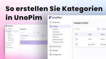 Wie man Kategorien und Kategoriefelder in UnoPim (kostenloses PIM) erstellt