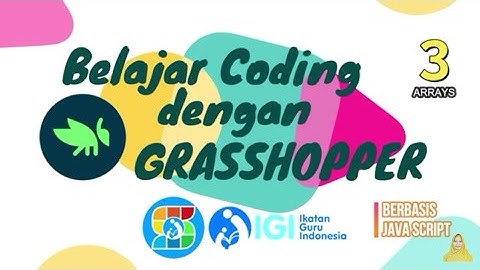 Belajar Coding dengan Grasshopper melalui PC - (3) ARRAY