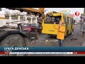 Автокран протаранив маршрутку в Одесі: постраждали двоє пасажирів, в одного перелом черепа