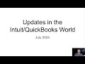 Intuit/QuickBooks Updates (July 2024)