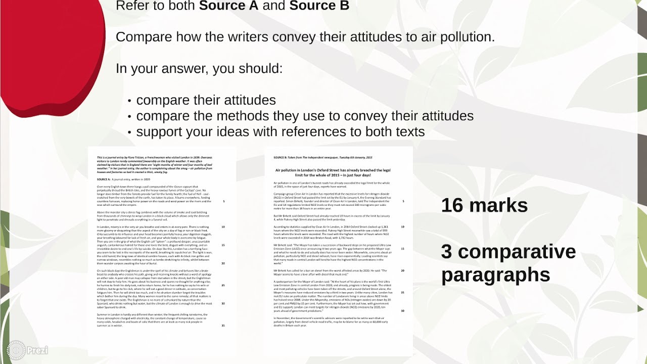 AQA GCSE English Language Paper 2 Question 4 (2017 onwards ...