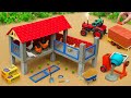 DIY Mini Truck Builds Sturdy 2-Storey Chicken Shed After Damage | Fun Construction Science Project