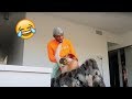 ANNOYING MY GIRLFRIEND WHILE SHE DOES HER MAKEUP PRANK!!!