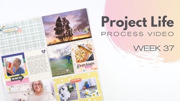Project Life Process Video // Week 37, 2022 // Citrus Twist