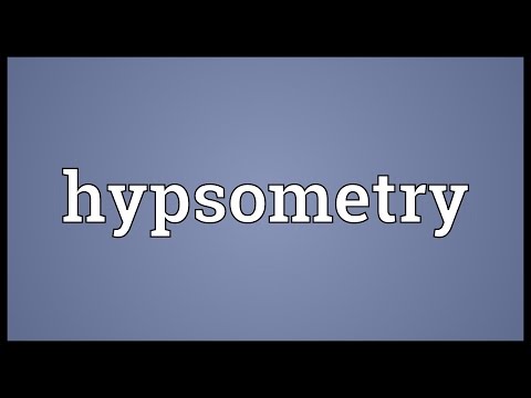 Header of hypsometry