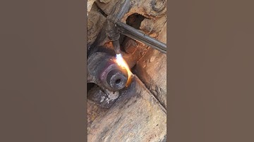 Incredible Technique Skills Fixing Komatsu Dozer Track Chain Broken While Processing #Short