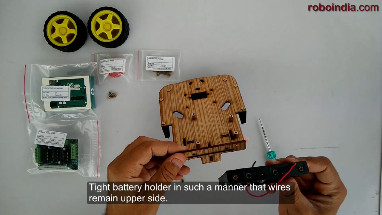 The Arduino Robotic Kit - Basic Assembly Guide - YouTube