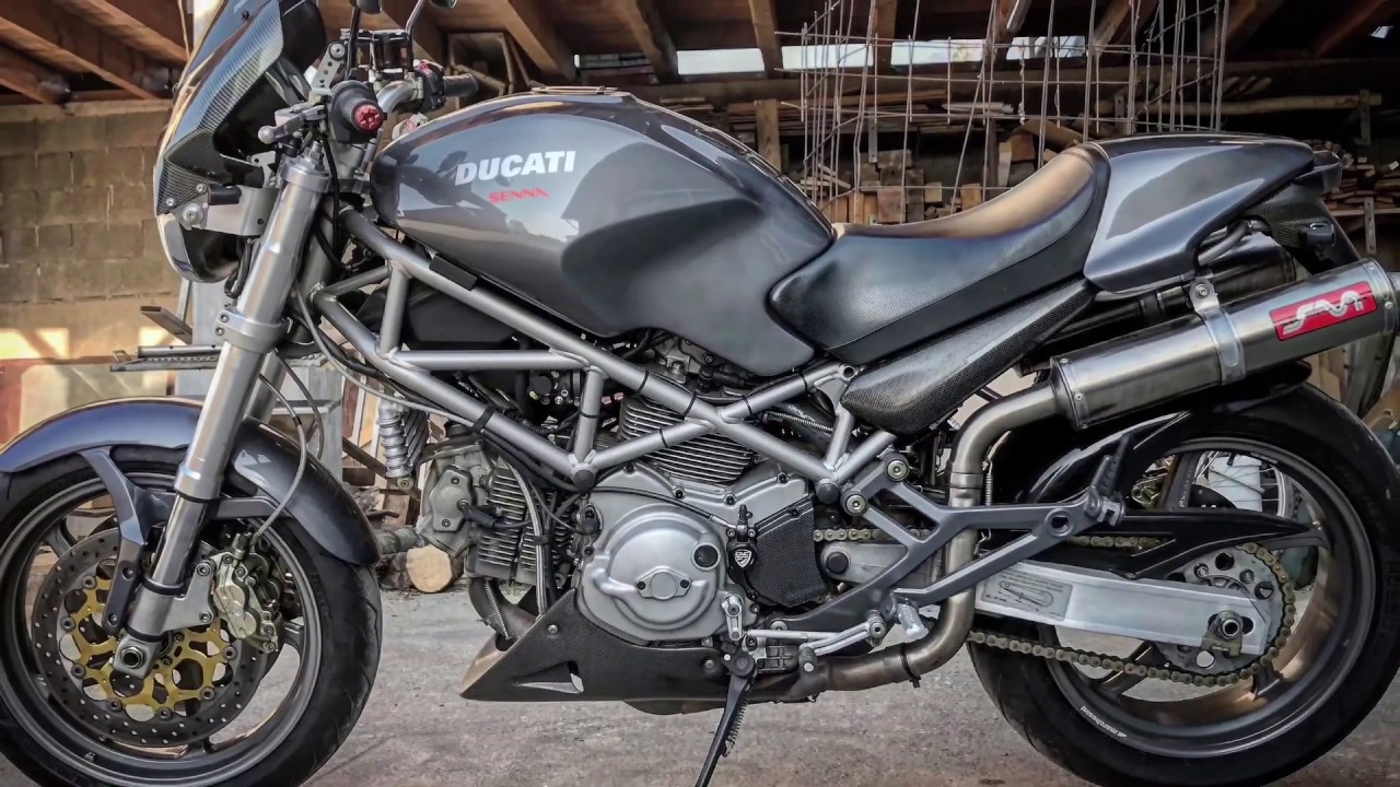 Ducati Monster 1000 Senna flyby w/ Sil Moto exhaust