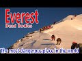 Everest summit a dangerous game life in the stream of  death knife  sherpa team in nepal
