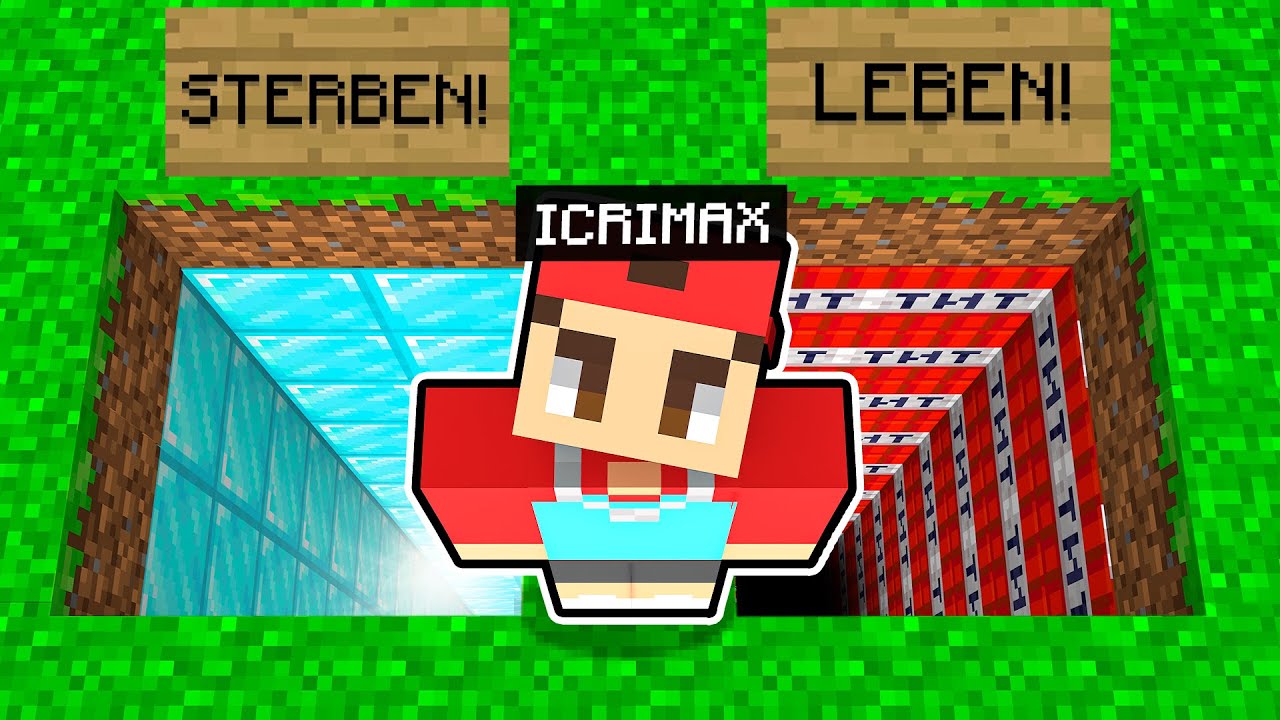 WÄHLE NICHT das FALSCHE LOCH in MINECRAFT! (mit iCrimax)