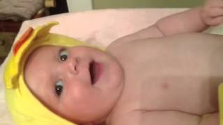After bath giggles