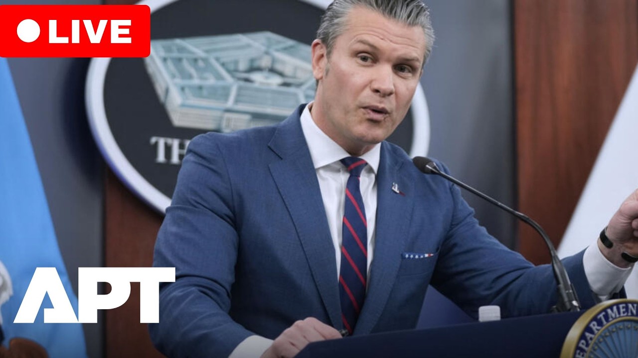 LIVE | U.S. Secretary of War Pete Hegseth Holds Briefing on Iran Conflict | APT
