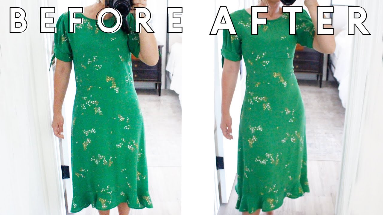 HOW TO SLIM A DRESS IN 8 MINUTES 