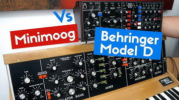 Behringer Model D Vs Minimoog Model D: comparing oscillators, filters and basic patches