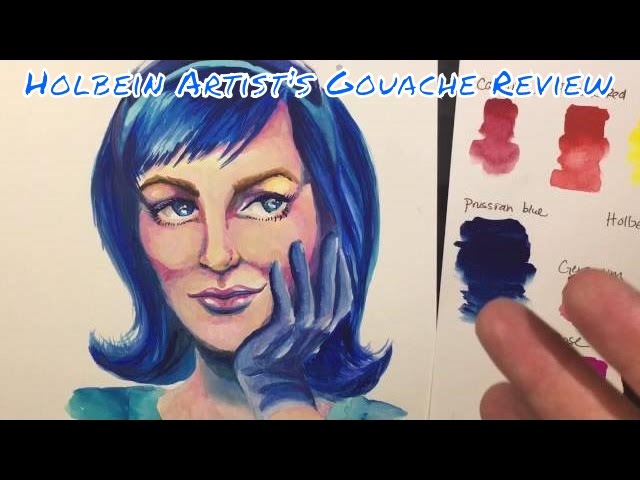 Holbein Gouache Review - The Artistic Gnome Blog