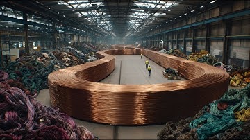 How $50 Billion Worth of Copper/Year Is Recycled. Advanced Heavy Industry Manufacturing Unveiled