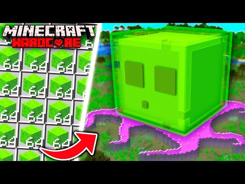 Я построил БЕСКОНЕЧНУЮ ФЕРМУ СЛАЙМОВ в Майнкрафт Хардкор за 100 Дней