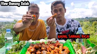 Download Lagu DI TONTON BANYAK ORANG || MUKBANG KEPALA AYAM SAMBAL RICA+LALAPAN KENCUR+SIRIH CINA MP3