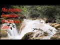 267.The hidden Paradise of Erawan Lake. Gorgeous Kitty Falls. Exploring Kanchanaburi, Thailand.