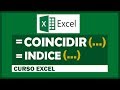 Curso Excel: Función INDICE y COINCIDIR