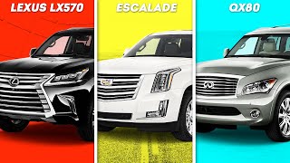 LEXUS LX570 vs CADILLAC ESCALADE vs QX80! ЧТО КРУЧЕ?