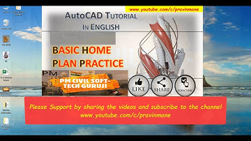 BIM (Planning to Designing) PART 1 HOME PLAN in Auto CAD, Learn AutoCAD, REVIT, RSA, MSP, All in One