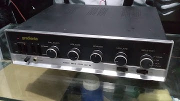 HI-VISION ÁUDIO E VINTAGE E RARIDADES AMPLIFICADOR GRADIENTE LAB-95 VÍDEO 2