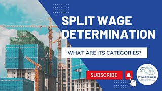 Categories of Split Wage Determinations
