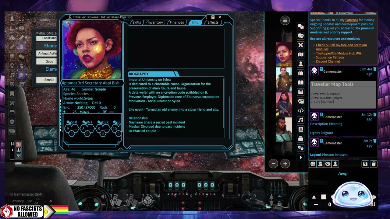 Traveller - Time to space adventure? Intro 