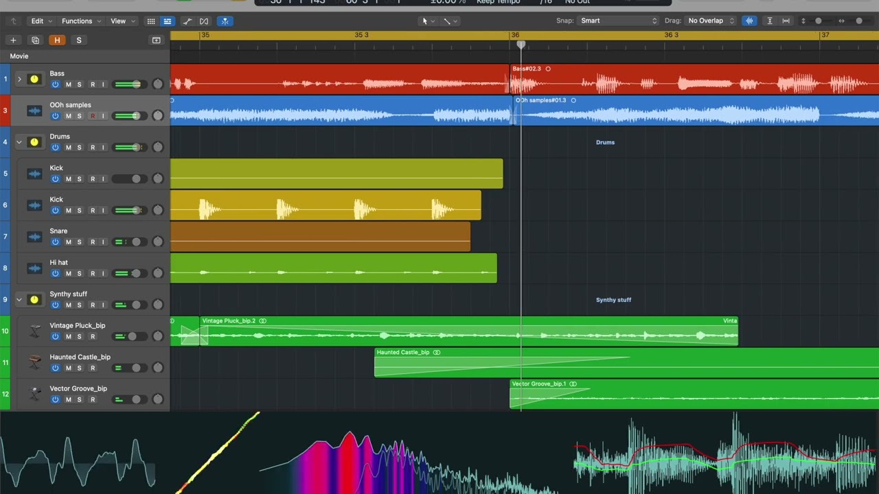 PLUKO (instrumental) Logic Session