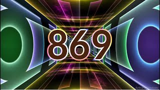 Number 1  1000 with Tunnel Loop Sound Wave React Background