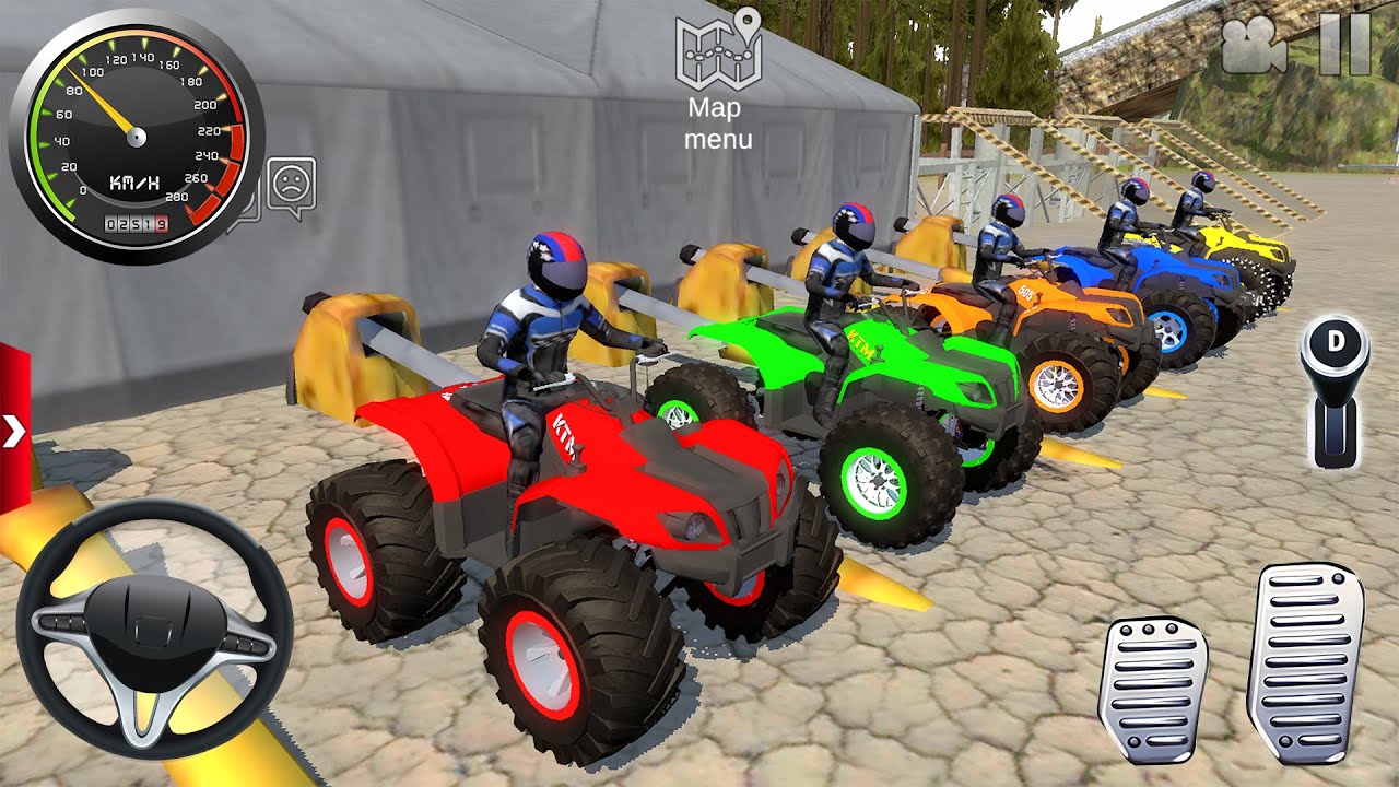 Juegos De Motos - Impossible Dirt Quad Bike Stunt Racing #1 - Offroad Outlaws Android / IOS Gameplay