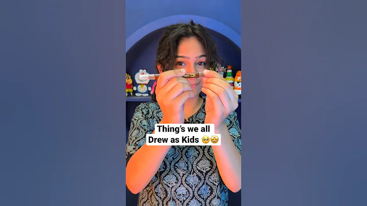 Things we all Drew as Kids 🤩 #craft #kids #schoolthings #shorts #drawing