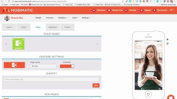 Mobimatic App Builder - Shopify Feature