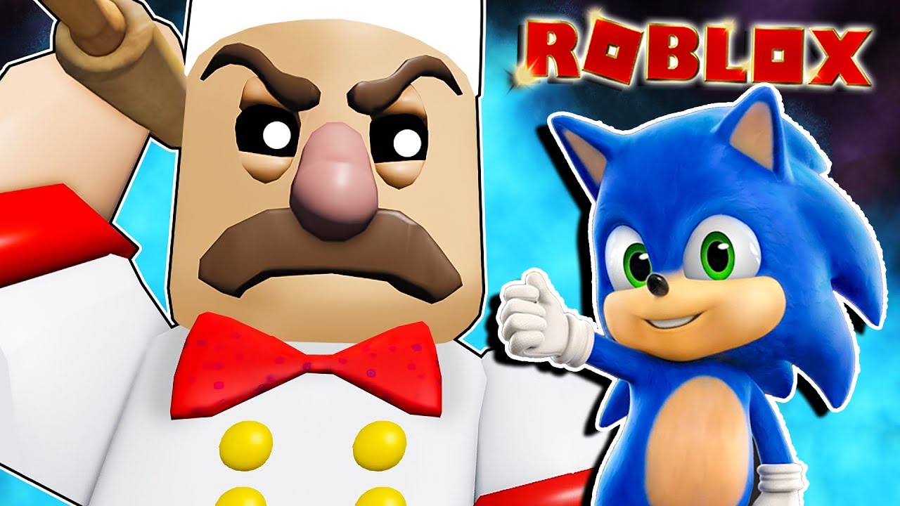 Can Baby Sonic ESCAPE Gary's Bakery??? Chipmunk Plays Roblox YouTube