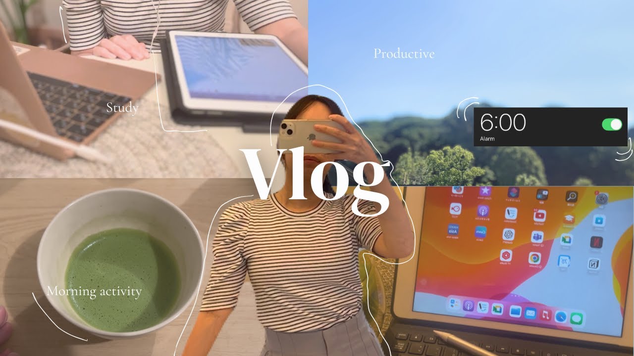 6AM Morning Routine with Healthy Habits That Ground Me | 9to5 | study| matcha |aesthetic