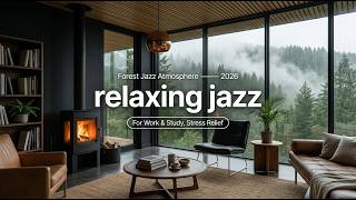 Unwind With Smooth Jazz In A Cozy Forest Cabin | Soft Jazz Sounds | Soothe Your Heavy Heart screenshot 2