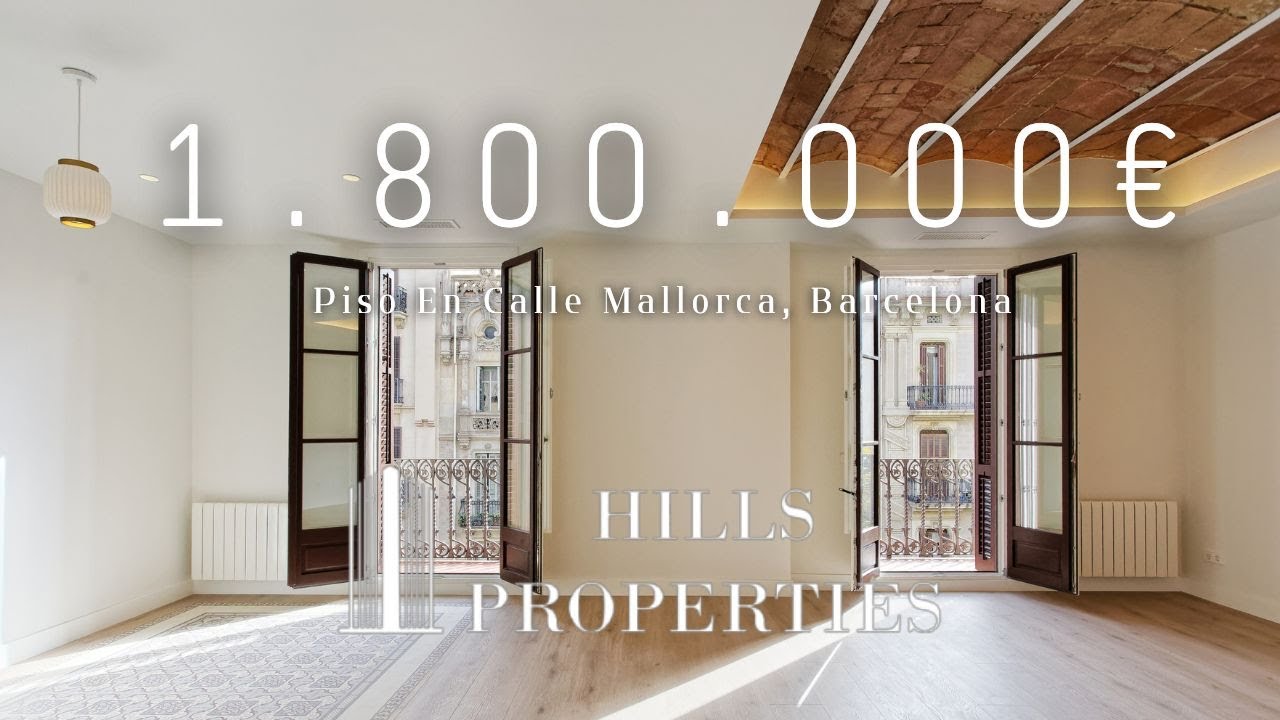 Piso De Lujo Reformado En Calle Mallorca, Barcelona