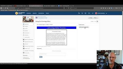 Students - Schoology Assignment Using Schoology Text Editor