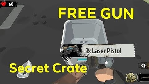 Secret Crate Encounter How to get the CODE + FREE LASER PISTOL - The Walking Zombie 2