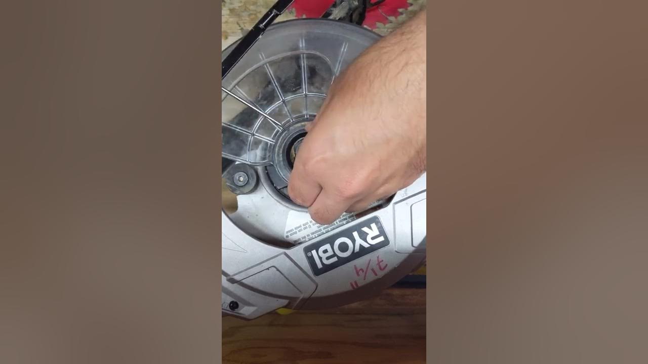 How to Replace Ryobi Circular Saw Lower Blade Guard YouTube
