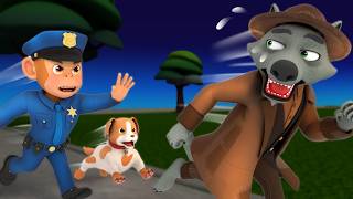 Don’t Go Out Alone at Night 🚫 | Police Save the Day 🚓 | Kids Song | Rosoo Nursery Rhymes
