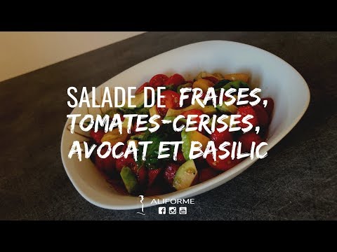 Vidéo: Salade D'avocat Et Basilic