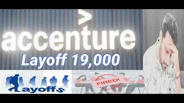 Accenture to LAY OFF  total 19,000 employees | Next TCS, Wipro, HCL, Infy ? | All about LayOffs.