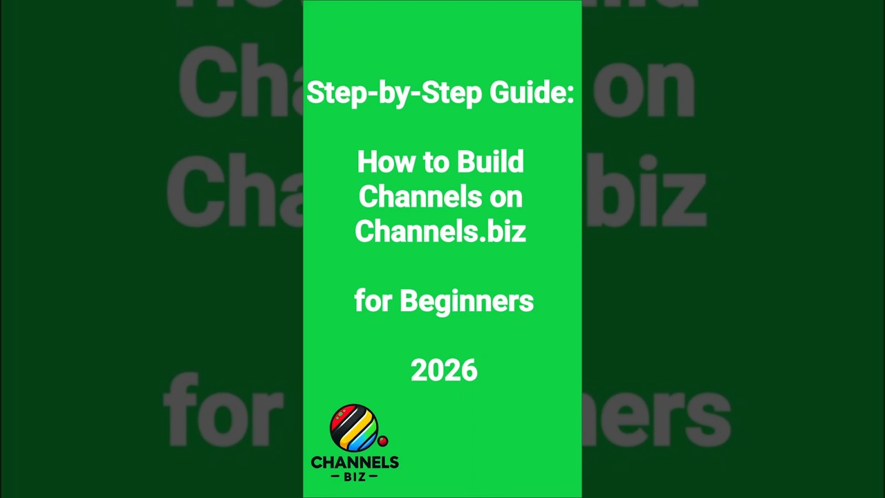 CHANNELS AI Agent BUILDER 3 Step by Step guide on how to build #Channels on Channels.biz