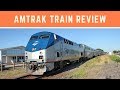 My First AMTRAK TRAIN Trip REVIEW