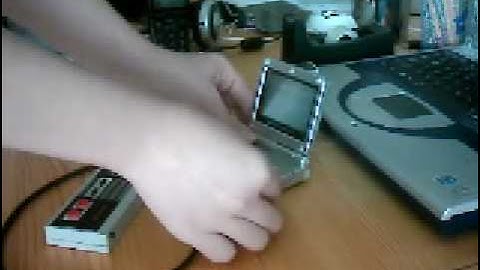 GBA SP with Nes Controller