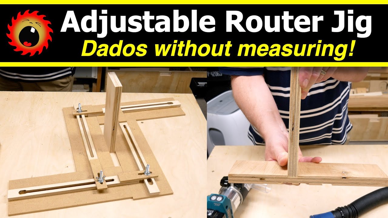 Build this Adjustable Router Template Jig! 