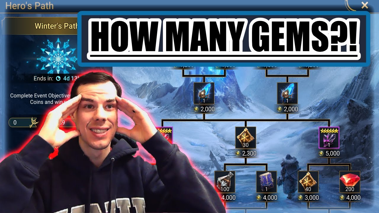 Winter's Path Event Calculator Raid Shadow Legends YouTube